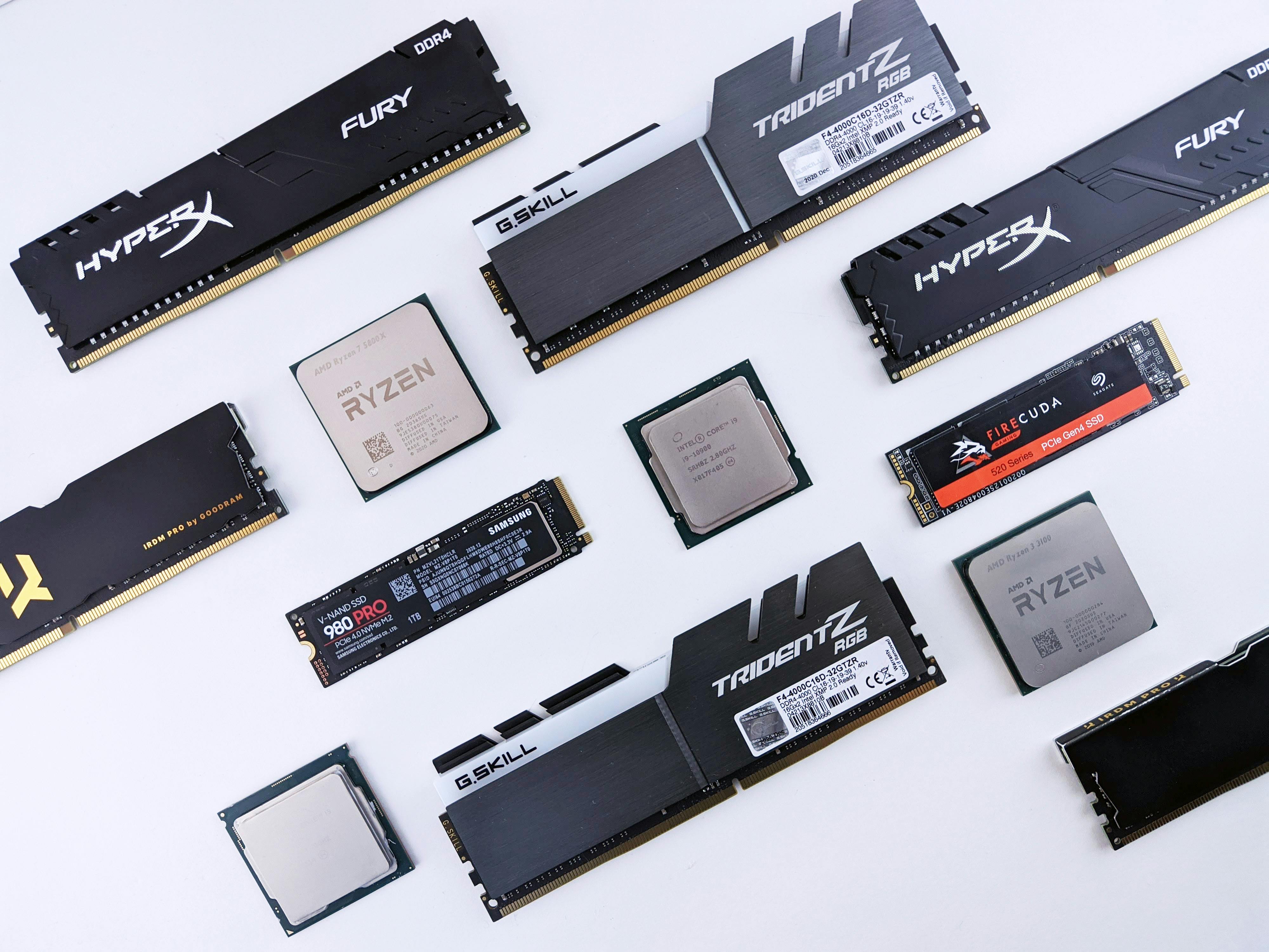 RAM SSD and storage